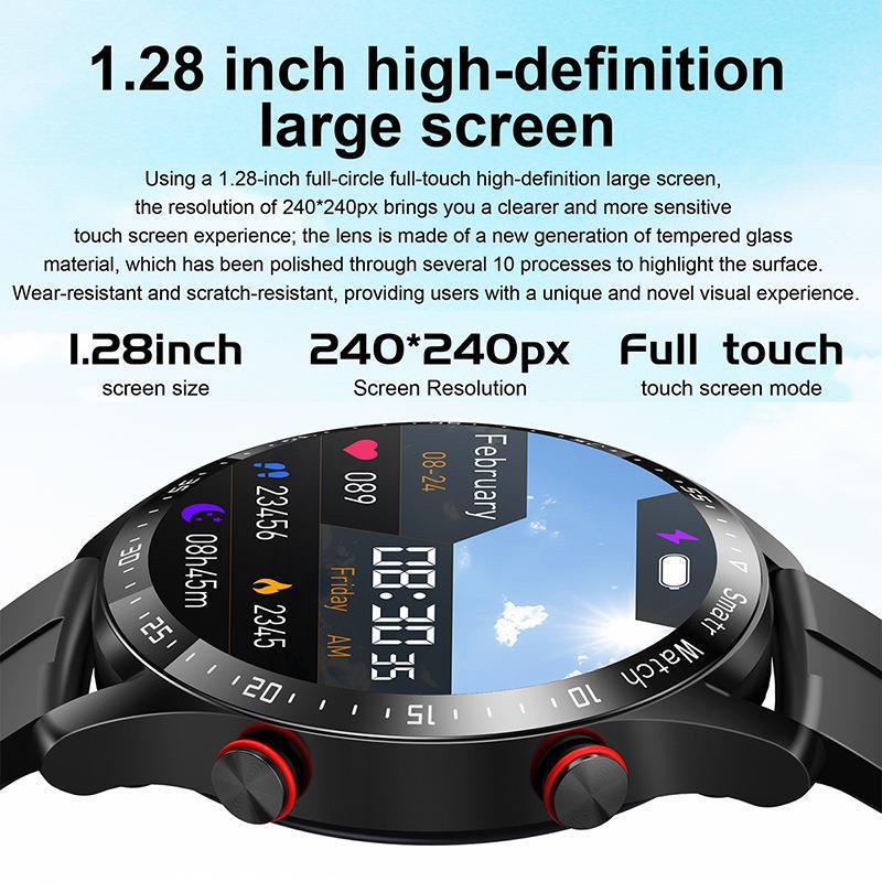 Умные часы HW20 - ЭКГ+ЧСС, Нержавеющая сталь, 1,46-дюймовый экран, Bluetooth-звонки