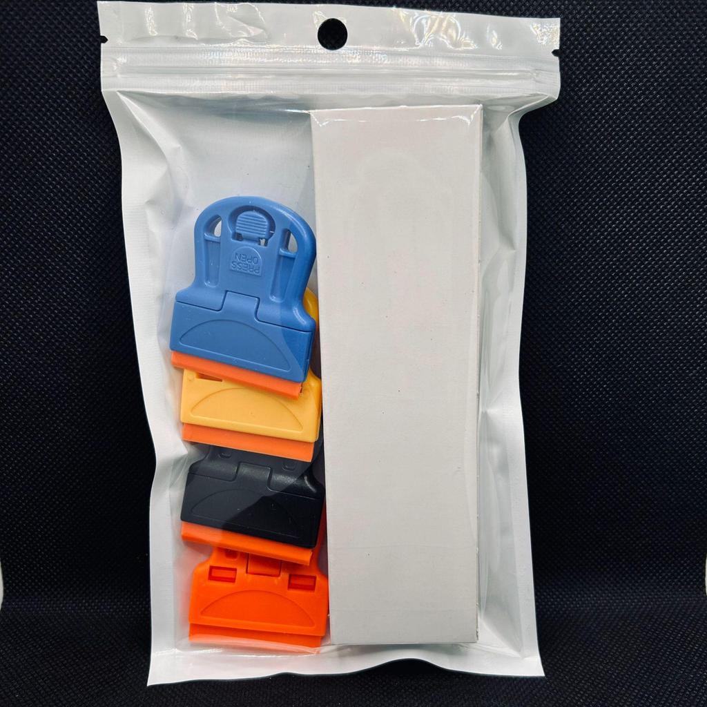 Пластиковый шпатель для удаления автомобильной пленки и клея - скребок для уборки дома