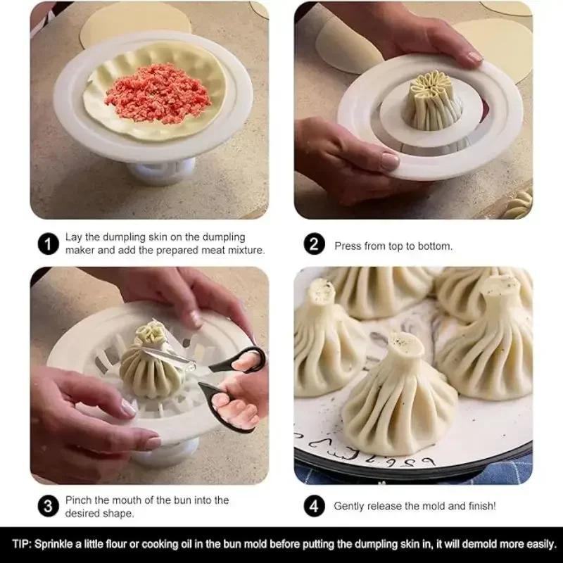 Китайская форма Baozi, сделай сам, форма для изготовления кондитерских изделий, пирогов, пельменей, кухонные пищевые гаджеты, инструмент для выпечки, кондитерских изделий, форма для изготовления лунного торта