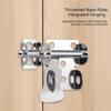 Stainless Steel Stainless Steel Door Latch With Screws Gate Safety Lock  Bathroom Door