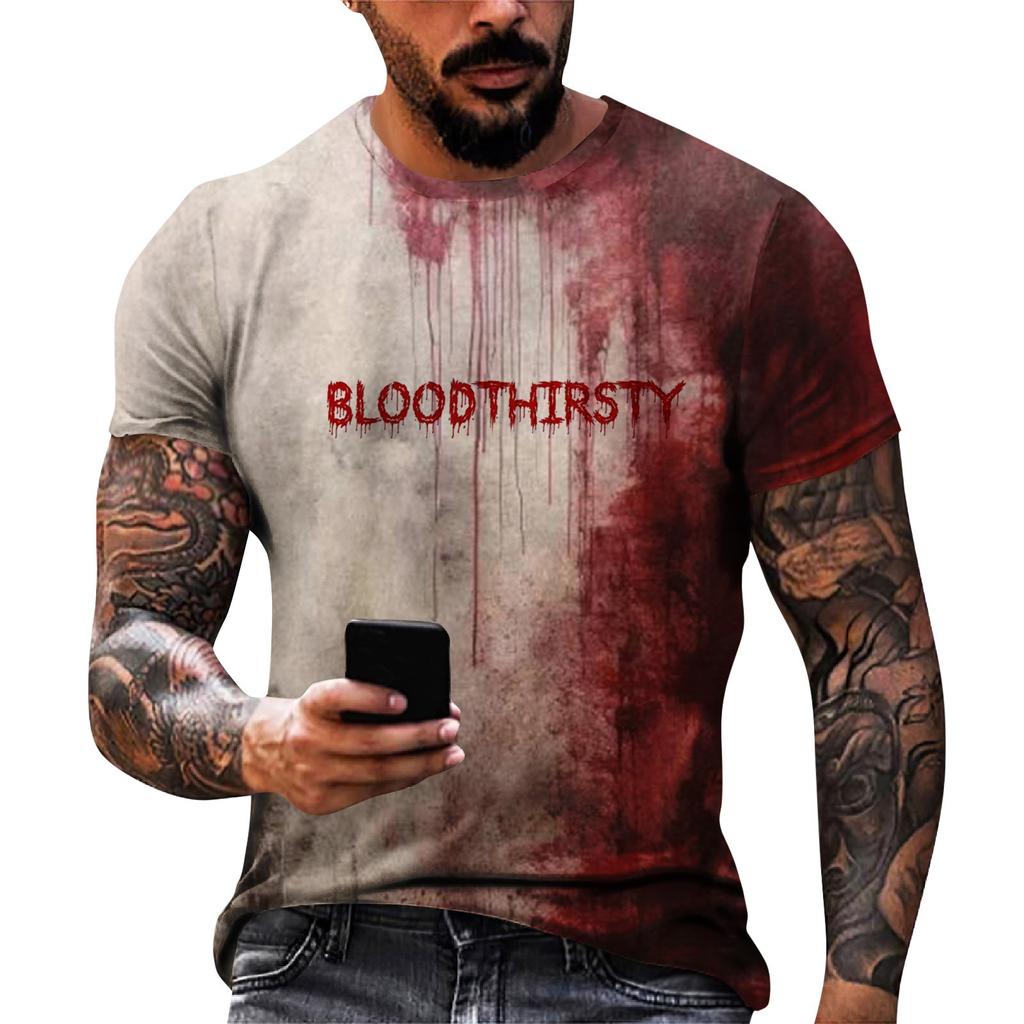 Футболка унисекс с круглым вырезом и принтом, свободная повседневная футболка унисекс с коротким рукавом