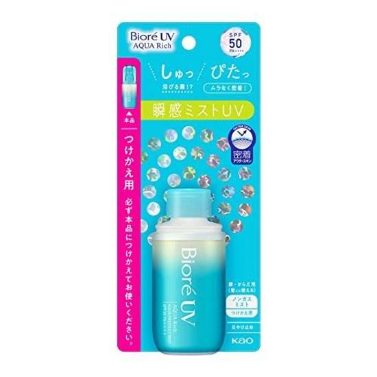 Biore UV Aqua Rich 50 SPF Защитный спрей Рефил