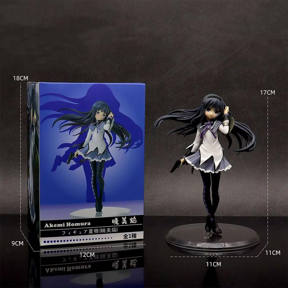 19СМ Милая Аниме Фигурка Канамэ Мадока Модель Игрушки ПВХ Фигурка Статуэтка Настольное Украшение Кавайная Кукла Праздничный Подарок
