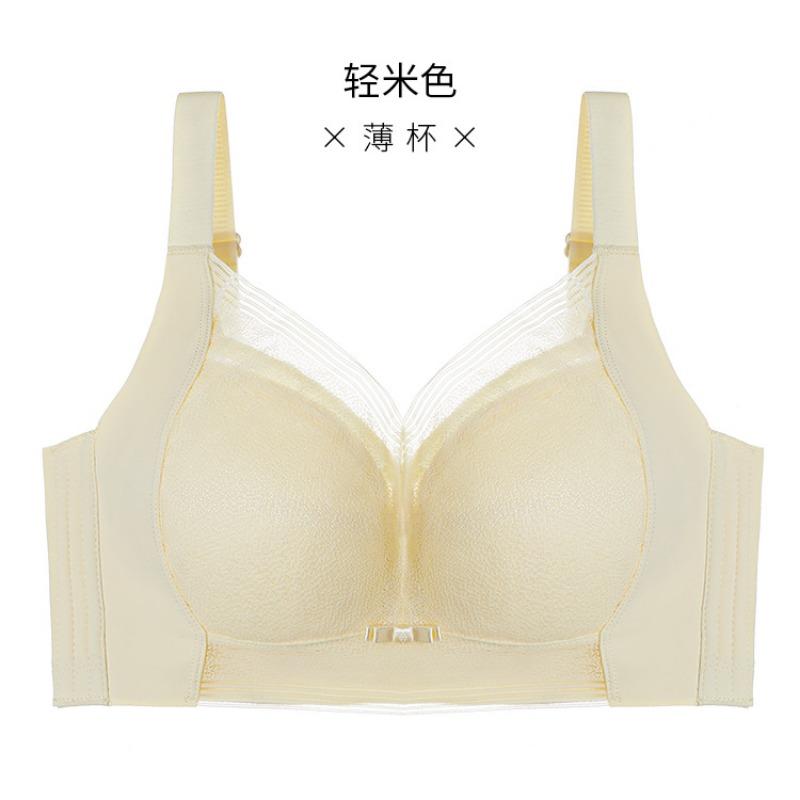 Plus Size Thin Breathable Bra For Women Reduce Bust Support No Underwire