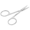 Fine Tip Eyebrow Scissors Stainless Steel Curved Mouth Beauty Scissors for False Eyelashes