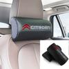 VYTR5 Car Seat Carbon Fiber Soft Headrest Neck Support Pillow Travel Rest Accessories For Citroen C2 C3 Grand C4 Picasso VTS C-ELYSEE