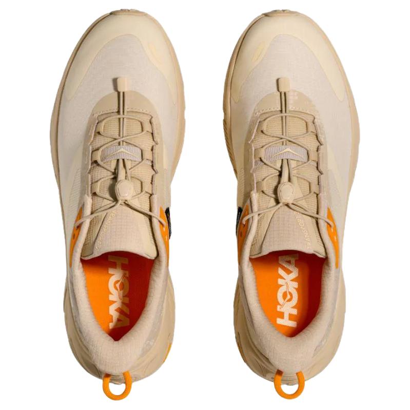 HOKA One One Транспорт 2 Широкие Удобные Беговые Кроссовки Унисекс Кроссовки Белый Желтый 1174778-CMVN