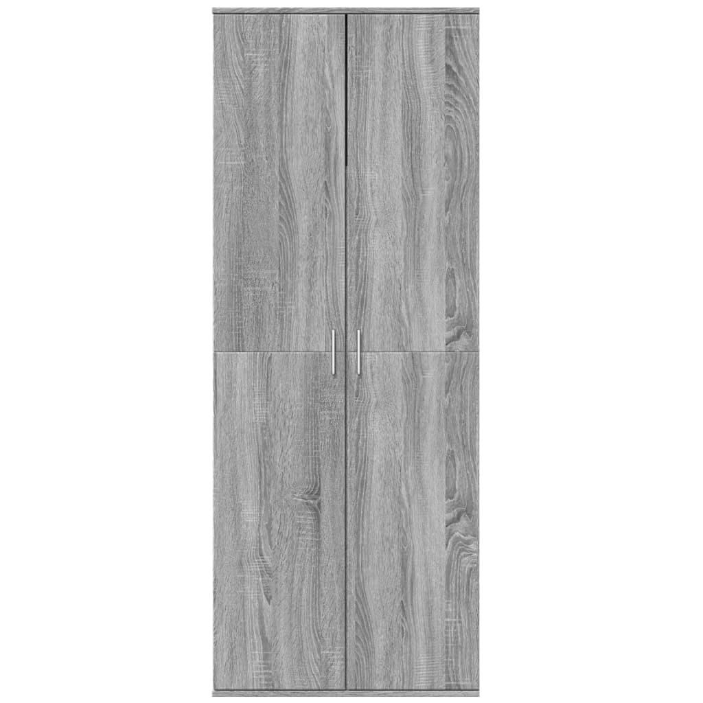 Highboard Gray Sonoma 70 x 35 x 180 cm Particleboard