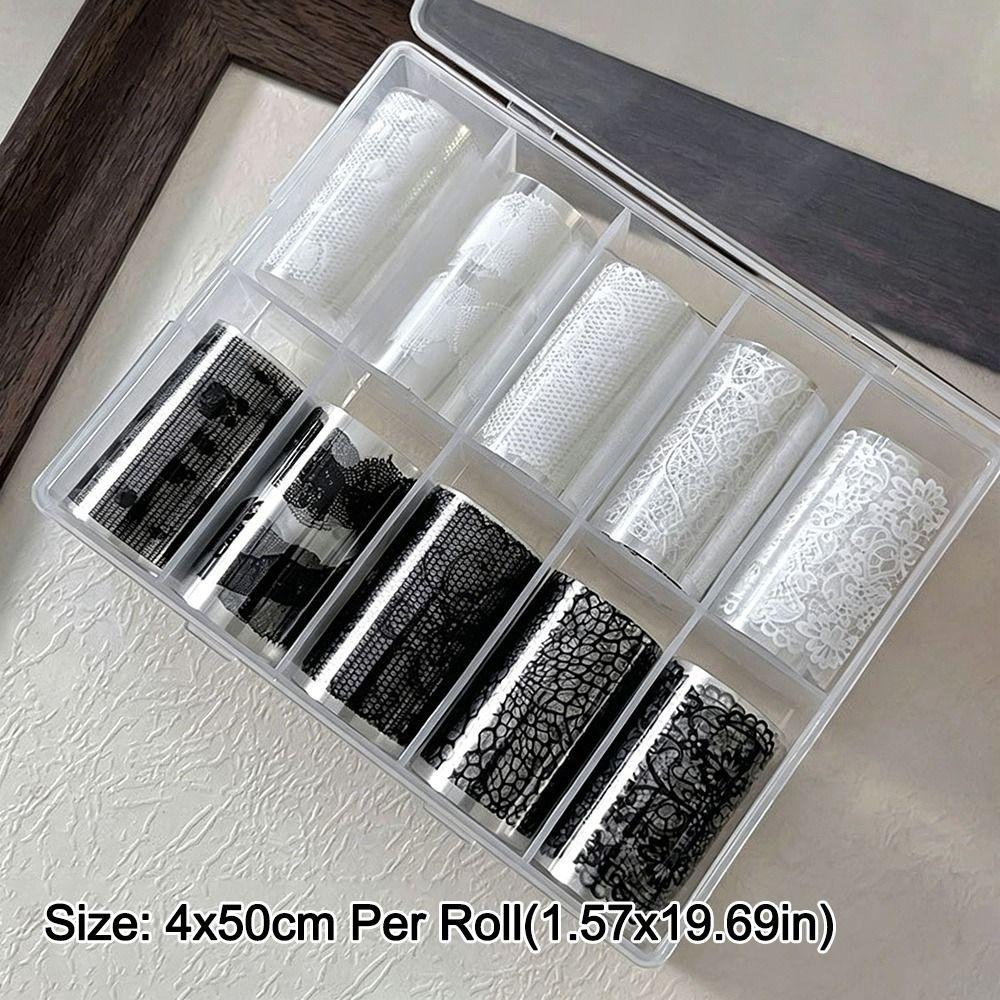 Laser Nail Foil Decals Iridescent Nail Decals Professional Manicure Decals  Nail Decoration