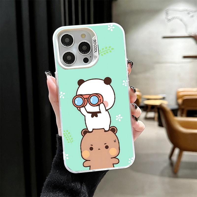 Мультяшный Милый Мягкий Чехол Bubu Dudu для iPhone 15 16 17 Pro Max 17Air 16E 14 Plus 13 12 Mini Ударопрочный Задний Корпус