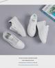 Женские легкие белые кожаные спортивные повседневные туфли 2025 года с дышащей мягкой толстой подошвой для весны и осени