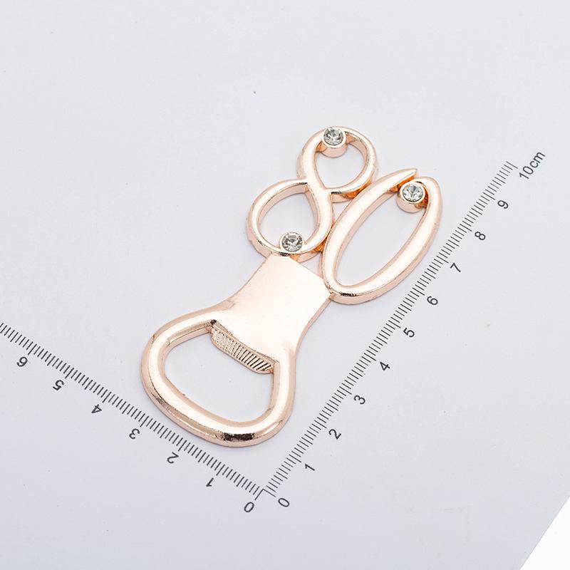 Свадебные подарки Различные открывалки для бутылок с цифрами Инструменты для украшения бара Упаковка Открывалка для пива