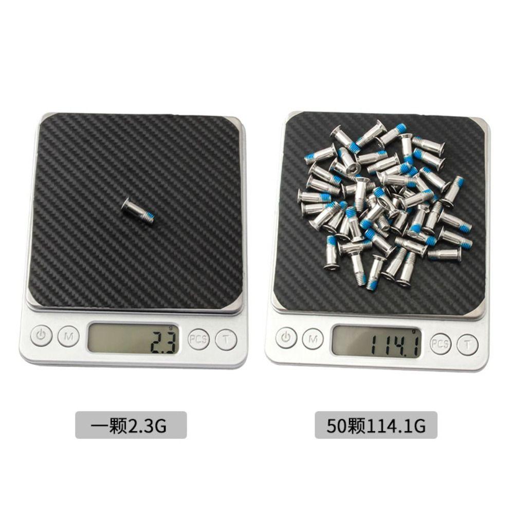 50Pcs M5 Rear Derailleur Jockey Wheel Screws Bicycle Rear Guide Wheel Screw  Cycling Accessories