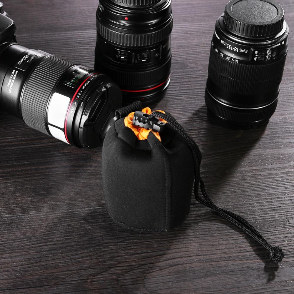 Neoprene Camera Lens Protector Case Waterproof Lens Storage Bag Digital SLR Camera