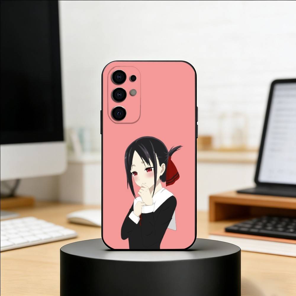 Kaguya-sama Кагуя Синомия Чехол для телефона Черный Силикон Мягкий Для Samsung S25,S24,S21,S22,S23,S30,Ultra,S20,Plus,Fe,Lite