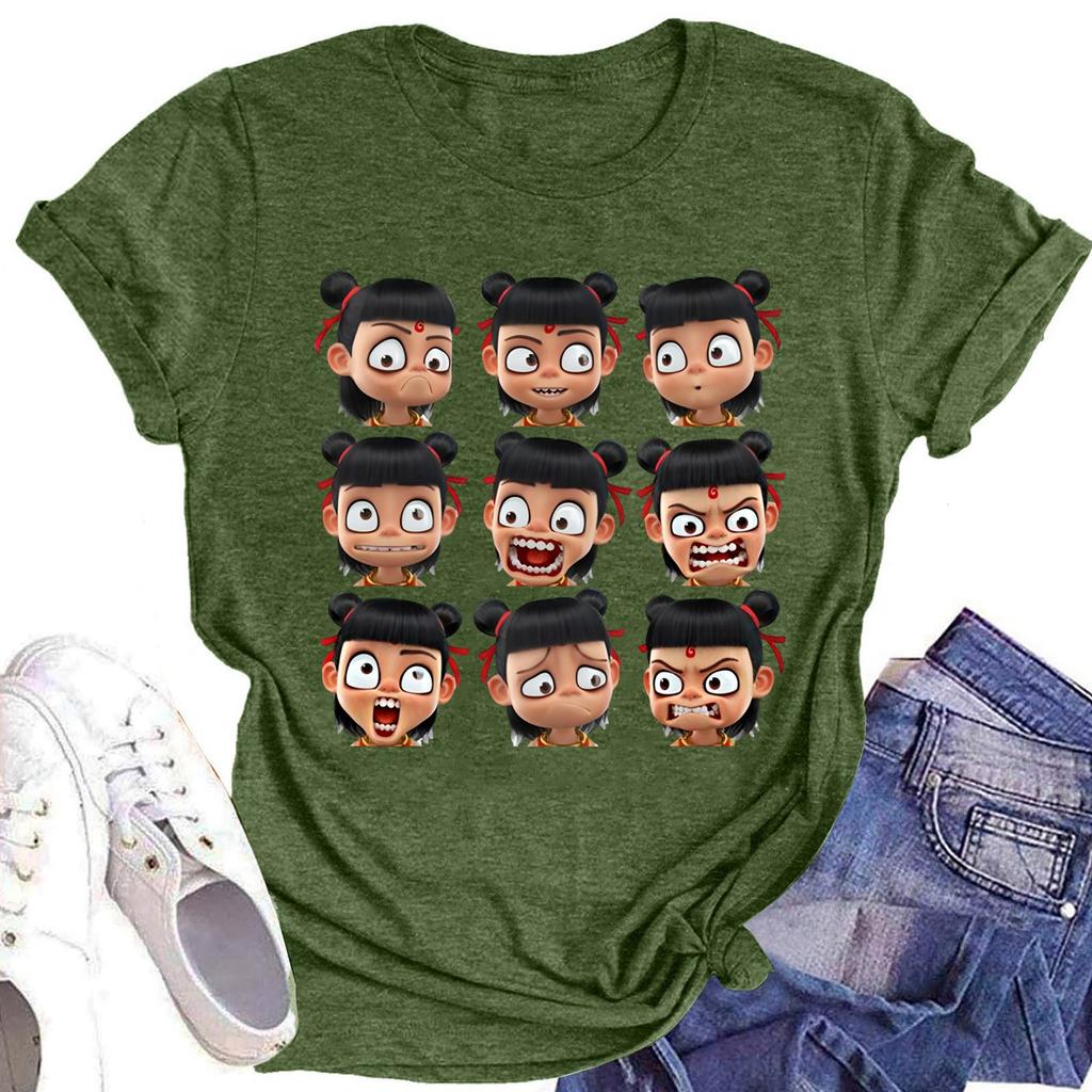 Мужская и женская футболка с круглым вырезом и короткими рукавами