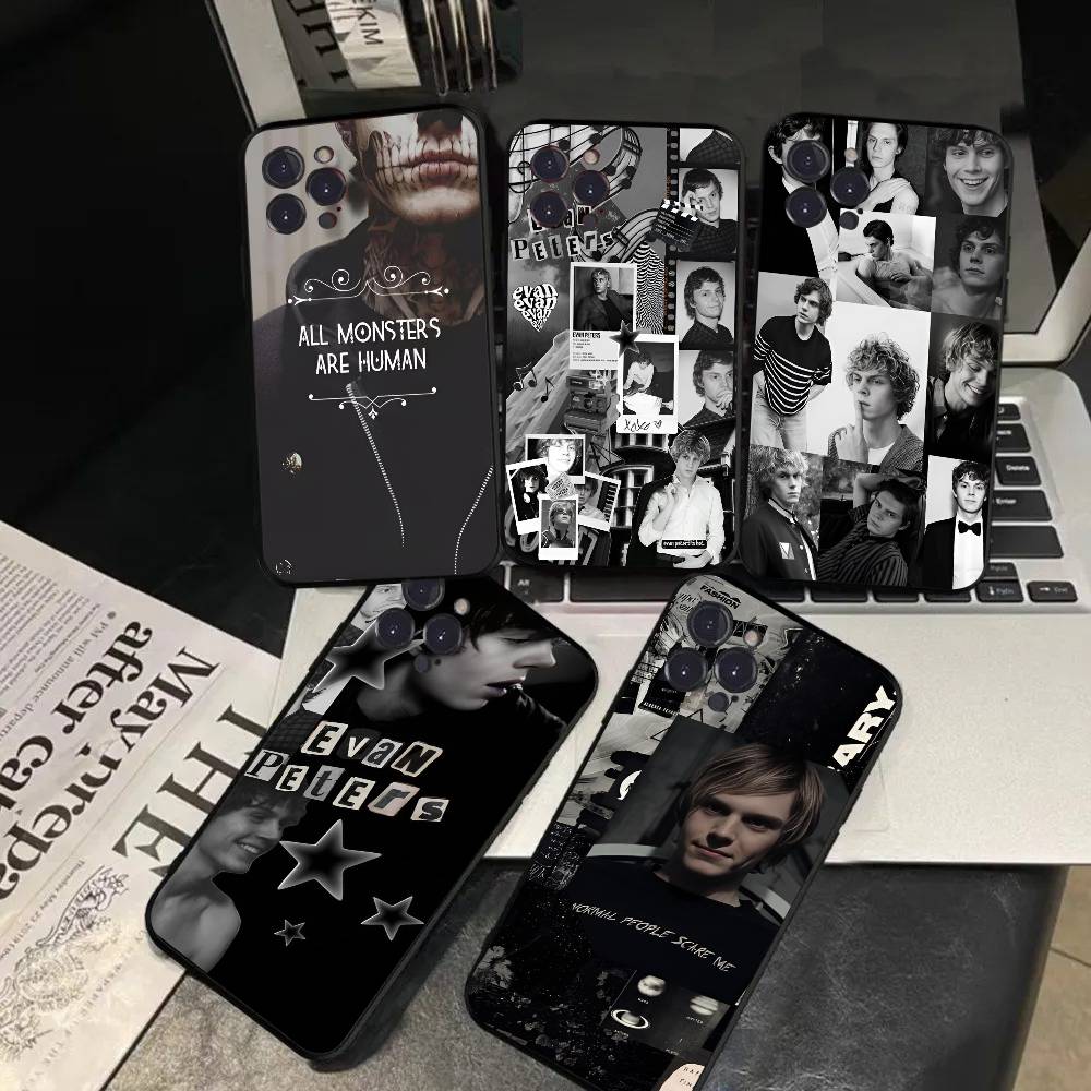 Чехол для телефона E-Evan Peters Силиконовый Мягкий Для IPhone 17 Air 16 15 14 13 12 11 Plus Pro Max Plus