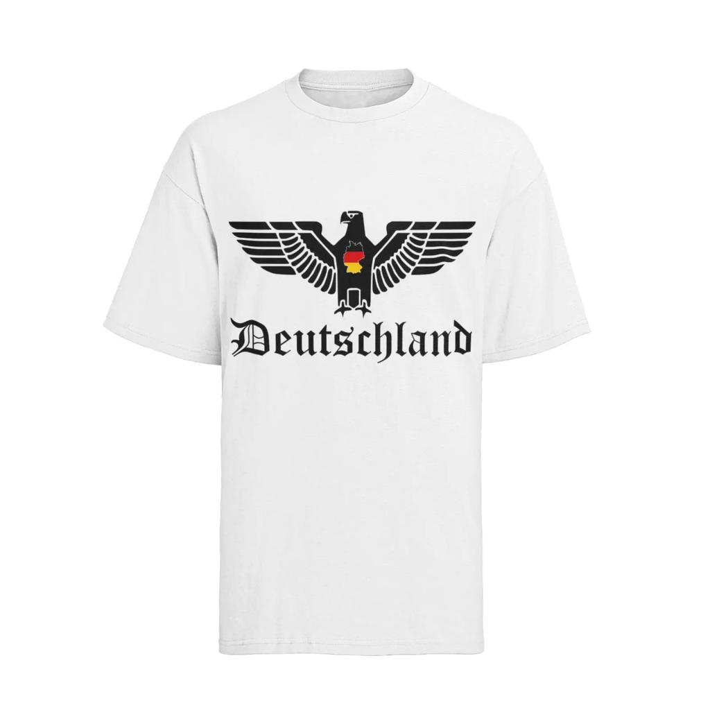 Let Germany Become A Great Adler I Love Germany Afd Men's T-shirt Cotton Summer New Men's and Women's T-shirt