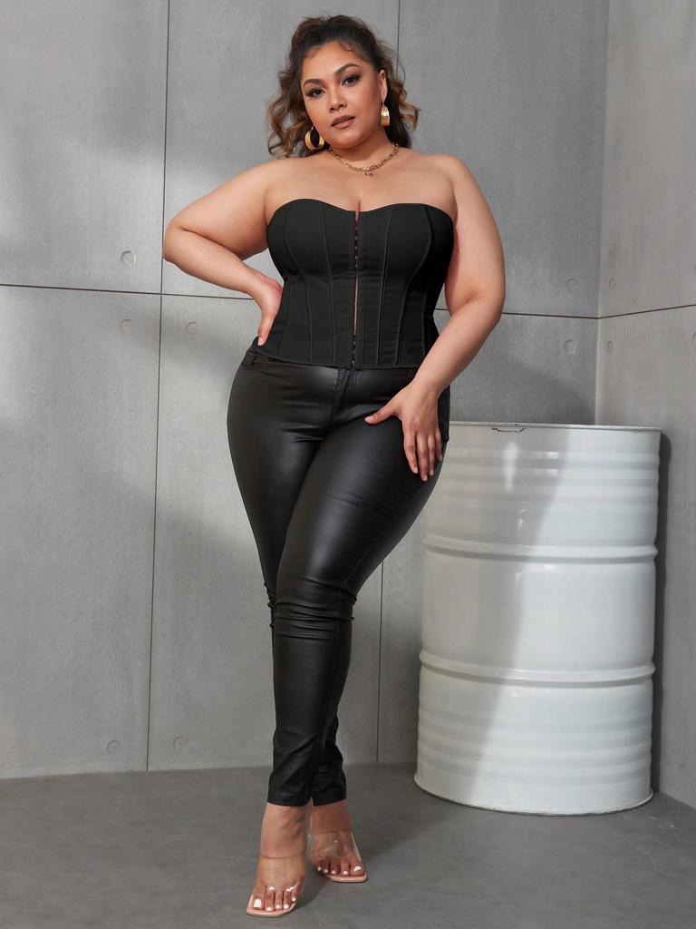 Rose Beauty A Plus с крючками и петлями спереди, зашнурованный, с открытой спиной, корсет Overbust, бюстье, корректирующее тело, клубная одежда, укороченный топ-труба