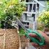 Straight Head Stainless Steel Sharp Pruning Shears ABS Antiskid Handle Hand Tool Household Green Garden Prune Scissors Kitchen