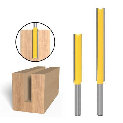 1/2 шт., прямая/дадо-фрезерная фреза диаметром 1/2 дюйма. X 3 "длина 1/4 дюйма 8 мм хвостовик деревообрабатывающий резак режущий инструмент по дереву
