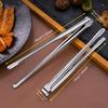 BBQ Tongs, Stainless Steel Grill Tongs Steak and Bread Tongs with Non Slip Handles Kitchen Tools, BBQ Baking Cooking Tongs