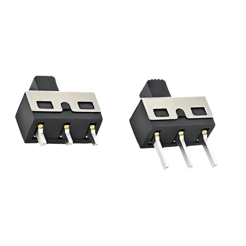 SS12D10G3 1P2T Переключатель тумблер 3 контакта Вертикальный 2 положения 10 шт. Прямой вывод для печатных плат DIY проектов