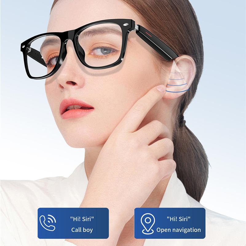 2023 Смарт-очки HD Bluetooth-вызов Голосовой помощник Прослушивание музыки Очки Смарт-спортивные поляризационные солнцезащитные очки Анти-синие очки