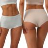 Women's Solid Color Boxer Brief Comfortable Cotton Panties