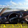 Для Toyota Camry XV50 Hybrid 2012 2013 2014 2015 2016 2017 Крышка приборной панели автомобиля Избегайте света Солнцезащитный козырек Анти-УФ-ковер Нескользящий