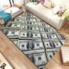 3D иллюзия, доллар, евро, деньги, узор, коврик, ковер для дома, гостиной, спальни, дивана, коврик для двери, детский нескользящий напольный коврик