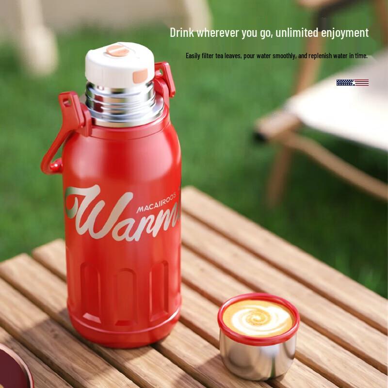 Macaiiroos MC-6120HW 316 Stainless Steel Insulated Coffee Mug