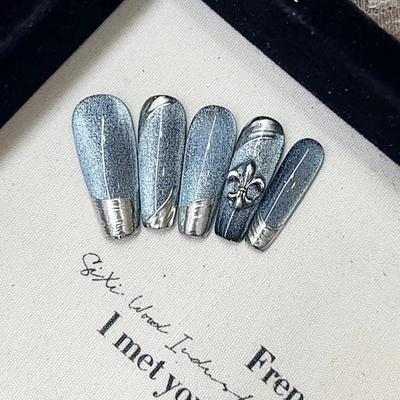 Европейский и американский маникюр Чистая ручная фототерапия Носимые таблетки для ногтей Magic World Soda Носимые готовые изделия для ногтей Повторное использование