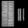 140Pcs/box French Nail Dual Forms Nail Extension Molds Extended Nail Plate  French Manicure Tools