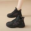 CRLAYDK высокие массивные кроссовки для женщин модная кожаная зимняя обувь спортивные ботильоны платформа женские прогулки теннис