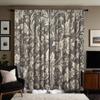 2 шт. HD современная европейская декоративная штора Серая цифровая печатная штора Стиль украшения дома украшение гостиная спальня