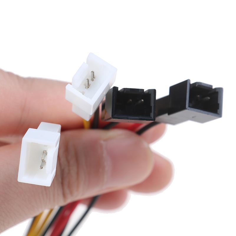4-контактный разъем Molex/Ide для ПК с 3-контактным разъемом адаптера кабеля питания процессора/корпуса/корпуса вентилятора
