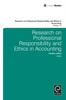 The Research On Professional Responsibility and Ethics In Accounting Book