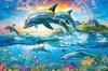 APPLEONE 1000-894 Dolphin Parade (Adrian Chesterman) Marine Art 1000-Piece (75 X 50 Cm) Jigsaw Puzzle Made In Japan