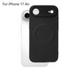 Carbon Fiber for 17 Pro Case Strong Magnetic Phone Case Slim Thin Smooth TPU Bumper for 17/17 Pro/17 Air/17 ProMax