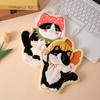 Coral Fleece Toilet Handkerchief Cute Cat Washcloth New Bathroom Kerchief  Kitchen