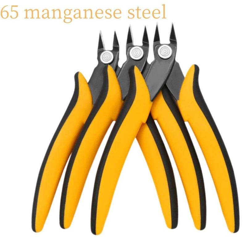 Side Snips Electronic Pliers Diagonal Pliers Wear-resistant Electrician Pliers Durable Hand Tools Electrical Cable Cutters Mini