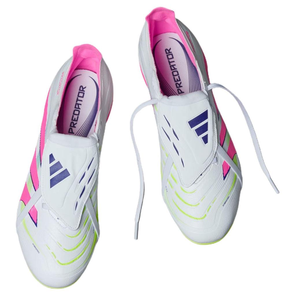 Adidas Predator 24 League Foldover Tongue FG MG Celestial Victory Pack Men Sneakers White Cloud-White Lucid-Pink ID1320