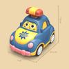Plastic Mini Press Go Vehicles Mini Size Inertia Pull Back Cars Crawling Toys  Early Education