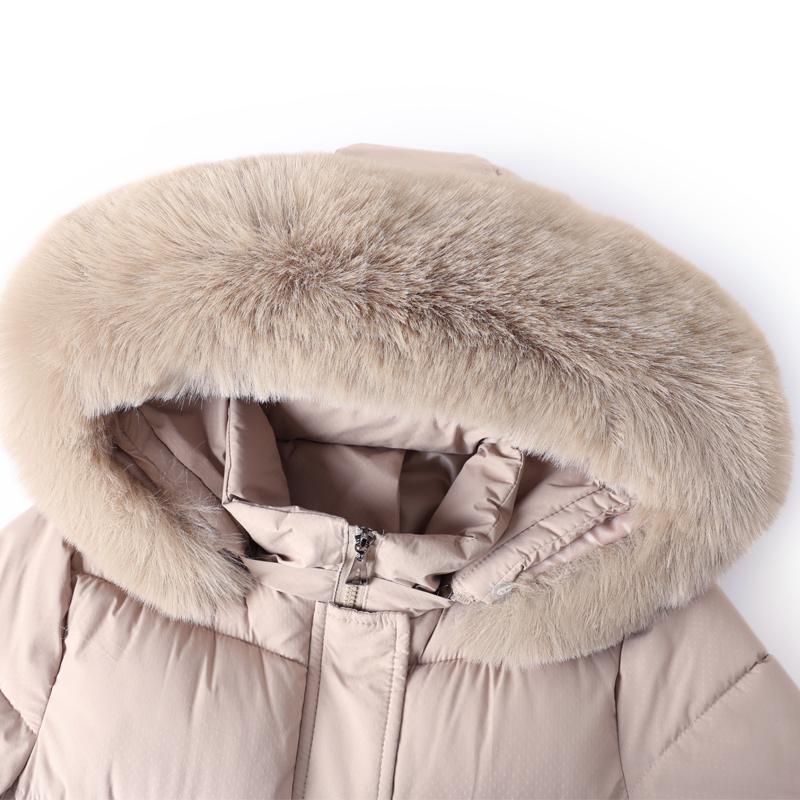 Большие размеры XL-6XL для женщин среднего возраста, длинные парки, зимние толстые теплые пальто с капюшоном, элегантные свободные женские куртки с воротником из искусственного меха