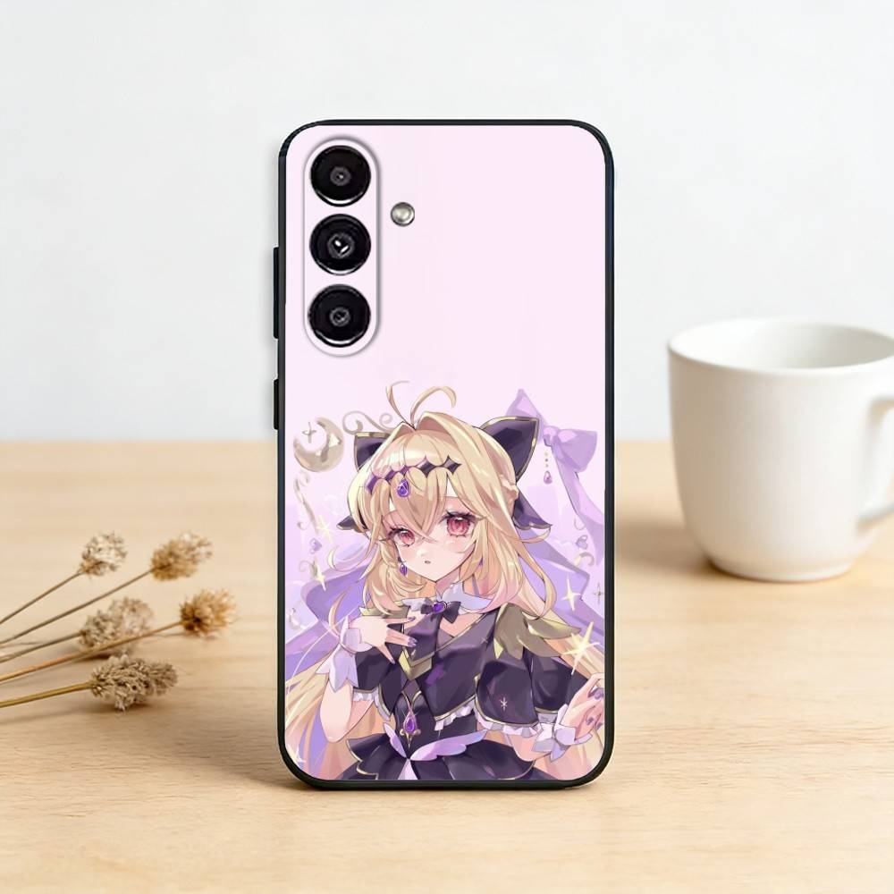 R-Ruruka Moria Чехол для телефона Samsung Galaxy A91,80,73,72 ,71,53,52,32 ,31,22,21s,20, Мягкий черный чехол
