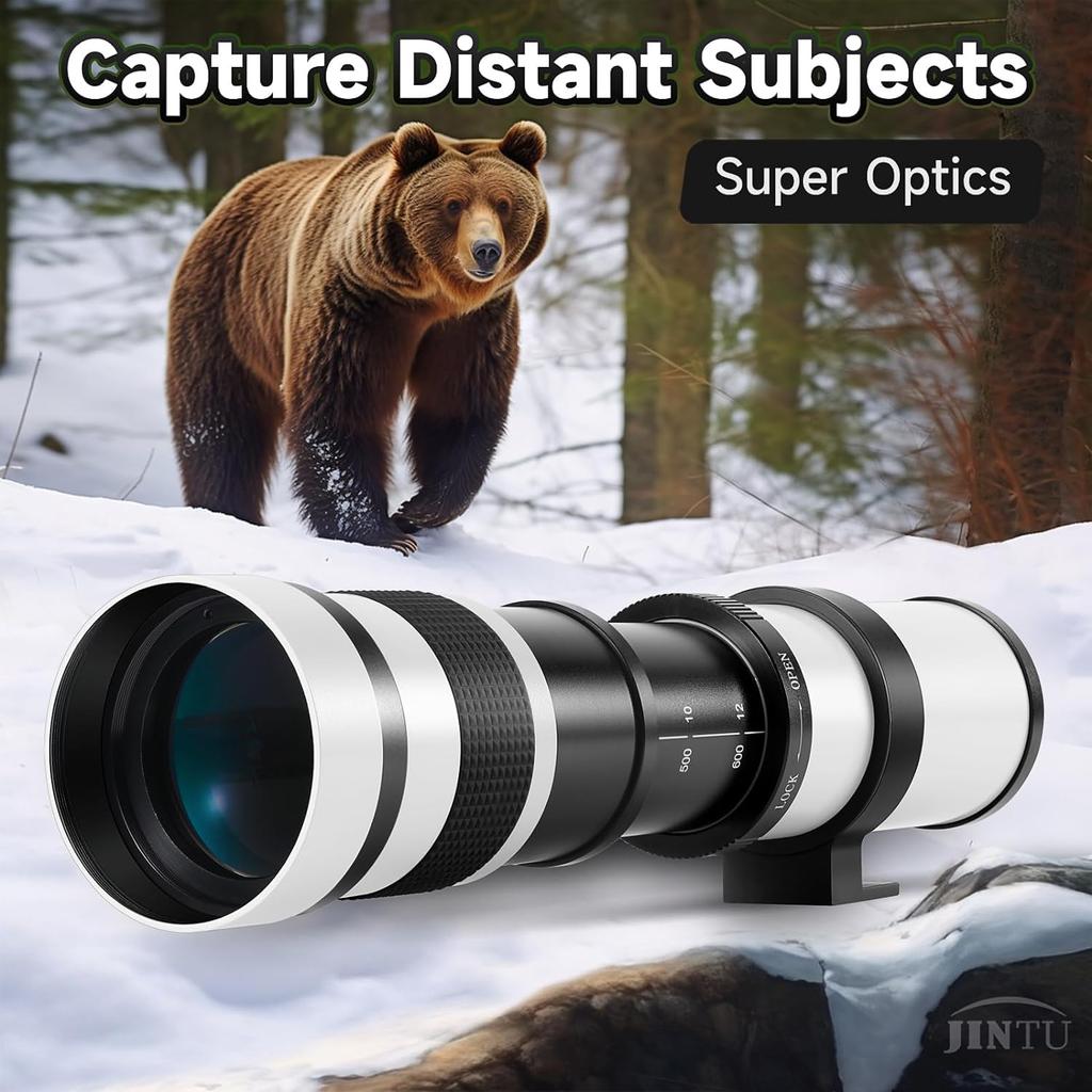 JINTU 500mm 1000mm Manual Super Telephoto Lens A7r A7s A7 A6500 A6300 A6000 A5100 A5000 A3000 3N Other Digital Mirrorless Cameras / F/8 NEX-7 NEX-6