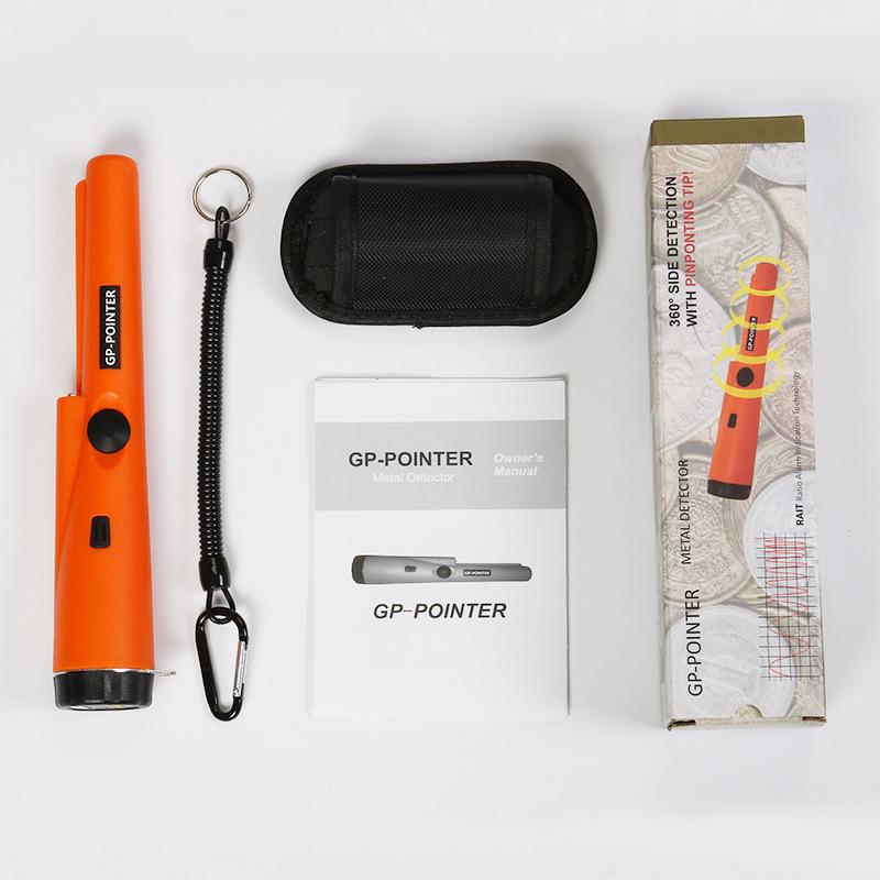 Metal Detector Pinpointer Waterproof Handheld Metal Detector Wand Pin Pointer with Belt Holster for Kids and Adults