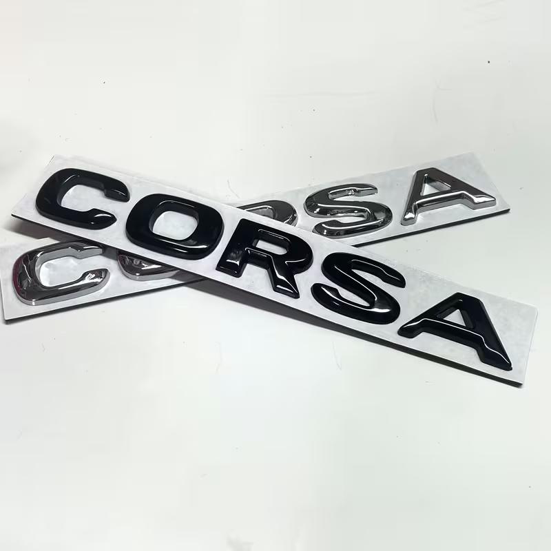 1 шт. Эмблема 3D для автомобиля CORSA - Подходит для наклейки на багажник Corsa