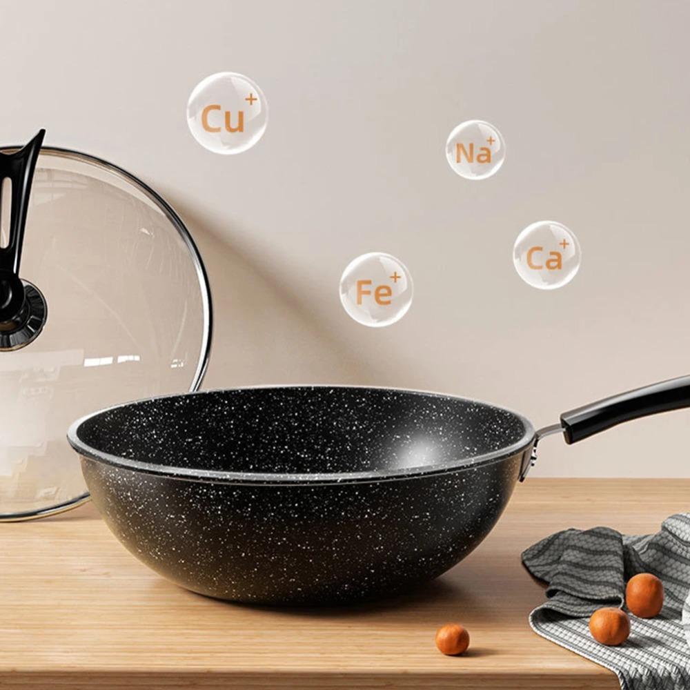 Universal Frying Pan Non-Stick Wok Lightweight Stir-Fry Pan Restaurant